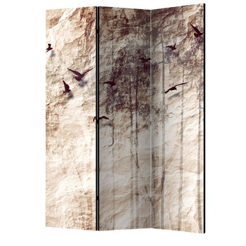 Paravan din 3 parti - Hartie natura - 135 x 172 cm Paravan din 3 parti - Hartie natura - 135 x 172 cm