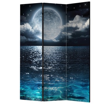 Paravan din 3 parti - Laguna albastra - 135 x 172 cm Paravan din 3 parti - Laguna albastra - 135 x 172 cm