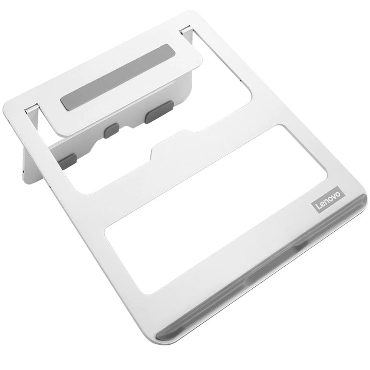 Stand laptop Lenovo Portable Aluminium, 15", Argintiu
