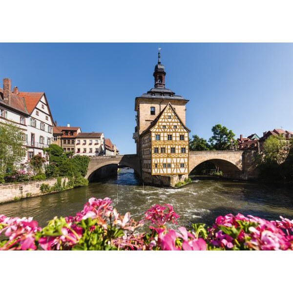 Puzzle Schmidt 1000 Bamberg Regnitz and old town hall