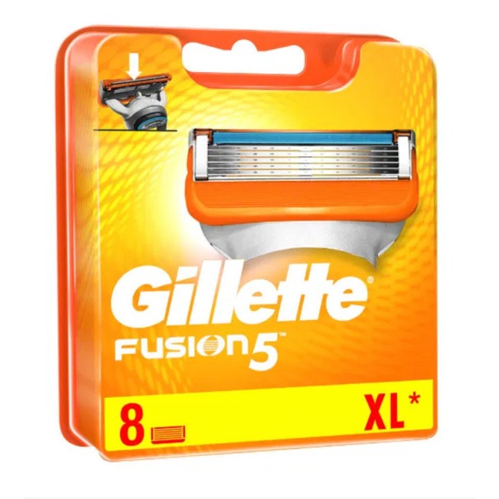 Комплект Резерви ножчета Gillette Fusion Manual, 8 бр.