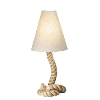 Lampa Sea Club din canepa, abajur din iuta,soclu E27, H 70cm Lampa Sea Club din canepa, abajur din iuta,soclu E27, H 70cm
