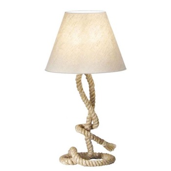 Lampa marina Sea Club din canepa, abajur din iuta, soclu E27,H 70cm Lampa marina Sea Club din canepa, abajur din iuta, soclu E27,H 70cm