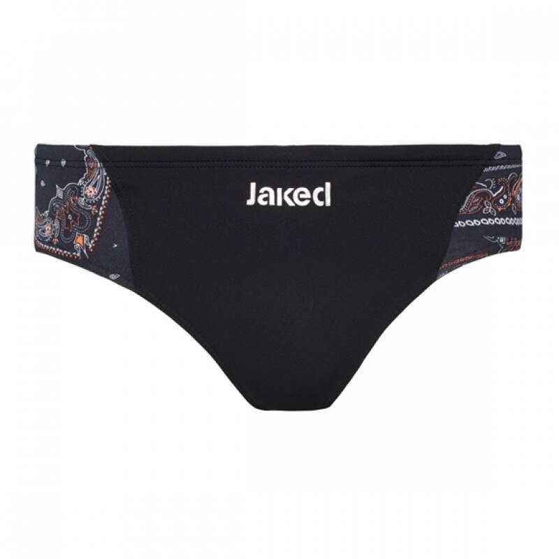 Slip inot Jaked barbati BANDANAS - negru/portocaliu, XS INTL
