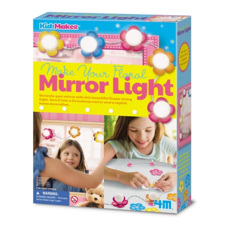 Лампички за Огледало, Направи сам, Творчески комплект, 4М, Възраст 5+ години
