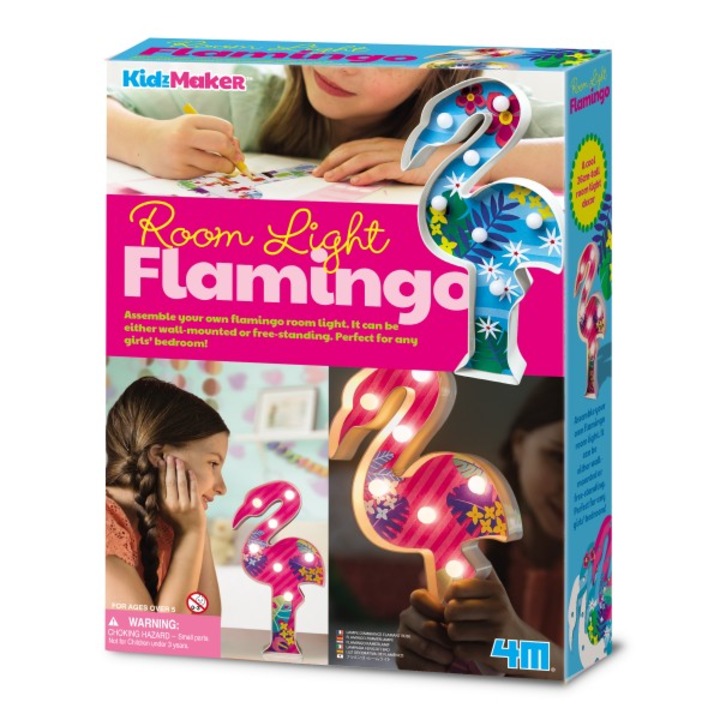 Фламинго-Декоративна лампа, Направи сам, Творчески комплект, 4М, Възраст 5+ години