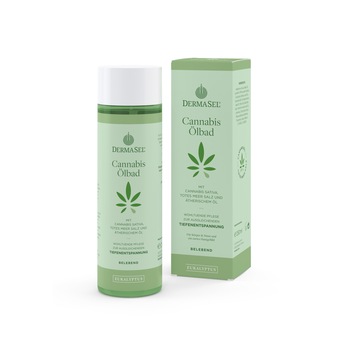 Ulei baie cu ulei de cannabis si eucalipt Dermasel 250 ml Ulei baie cu ulei de cannabis si eucalipt Dermasel 250 ml