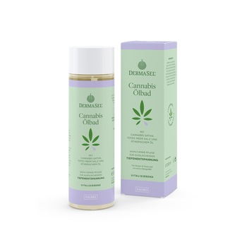 Ulei baie cu ulei de cannabis si salvie Dermasel 250 ml Ulei baie cu ulei de cannabis si salvie Dermasel 250 ml