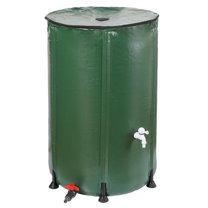 Резервоар за дъждовна вода Strend Pro Garden CRB25, Сгъваем, Зелен, 250 л