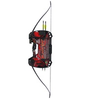 Arc recurve + sageti Barnett Black Cat 20 lbs, pentru copii cu varsta peste 8 ani