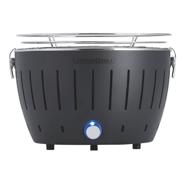Gratar carbuni LOTUS GRILL Classic G340, gri antracit, Suprafata gatit 32 cm