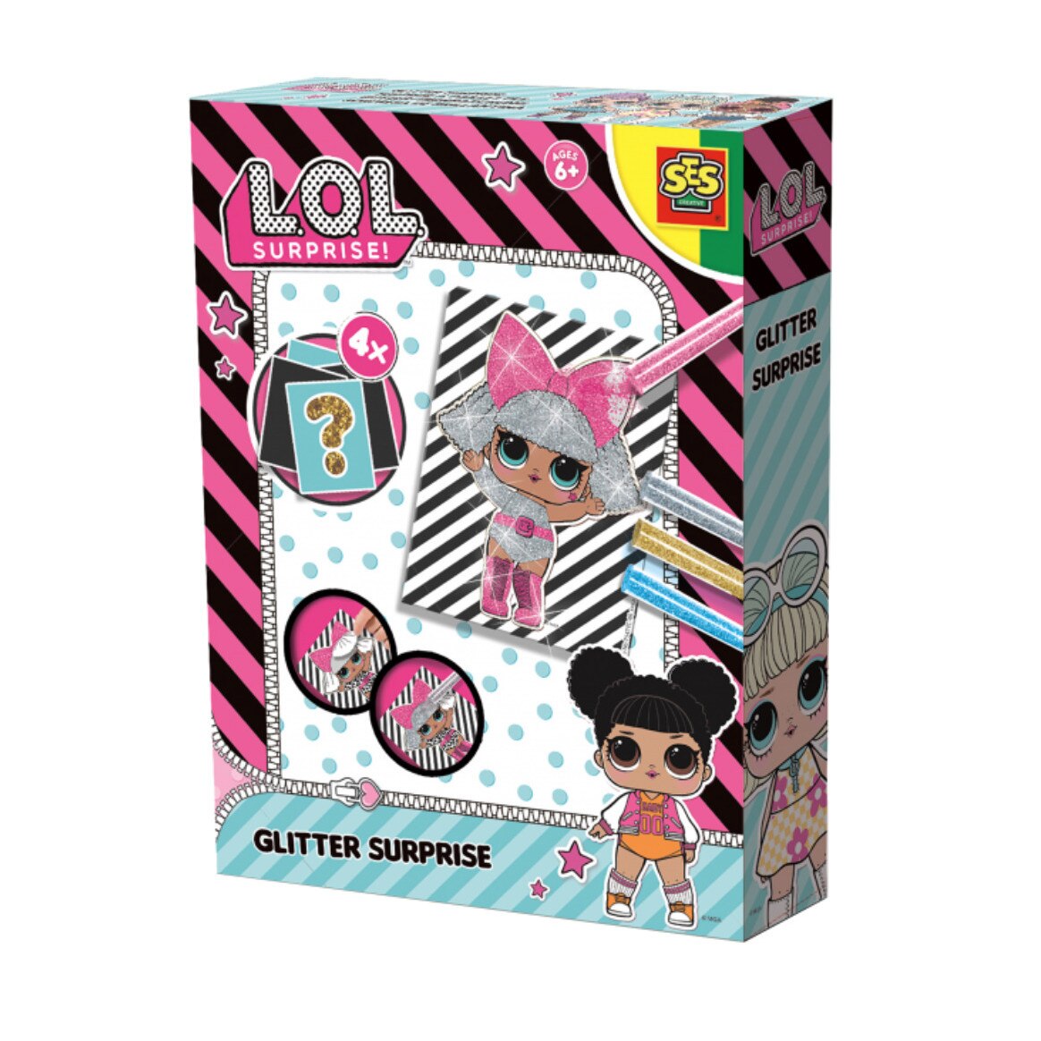Set de desenat SES Creative L.O.L Surprize stralucitoare