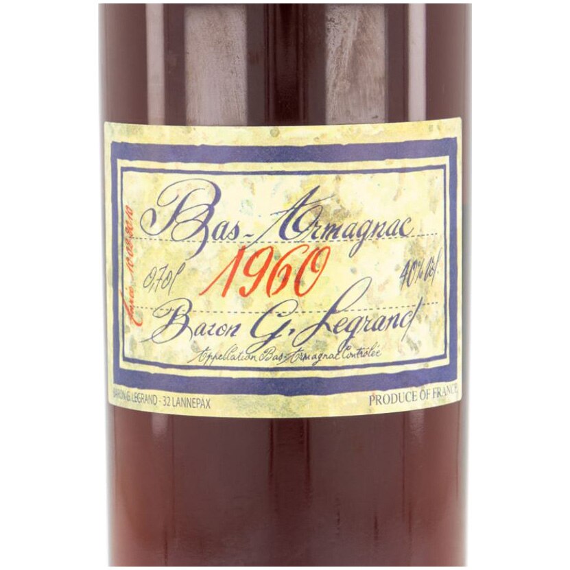 Bas-Armagnac Baron Gaston Legrand 1960, 40%, 0.7l - eMAG.ro