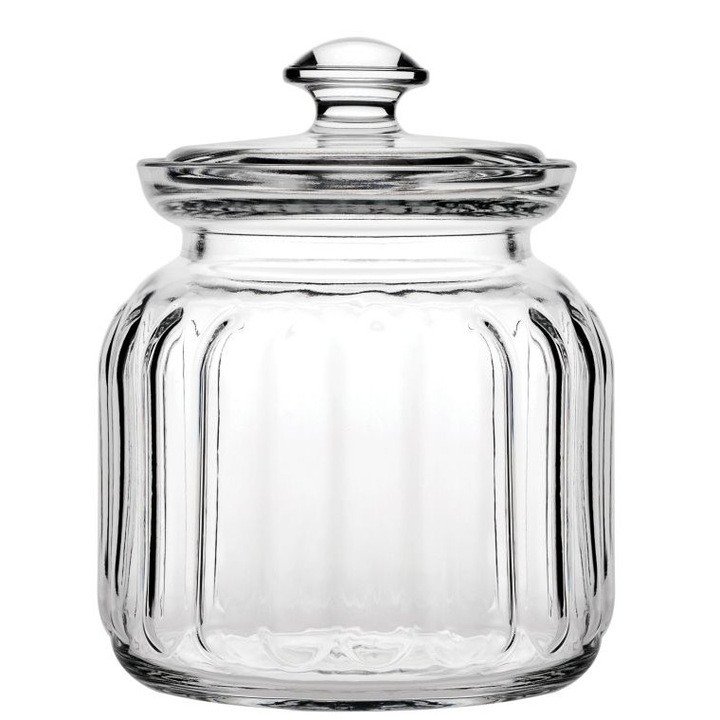 Tégely, Pasabahce, tetővel 900ml Viva