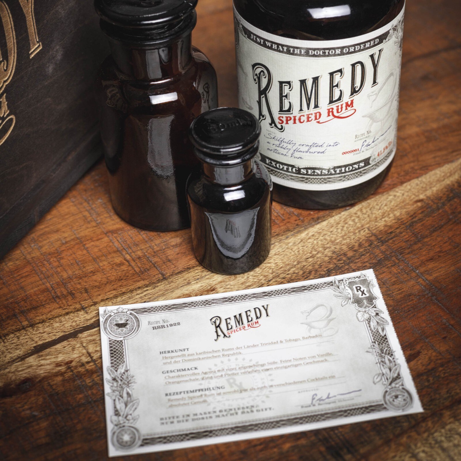 Rom Remedy Spice Rum, 41.5%, 0.7l