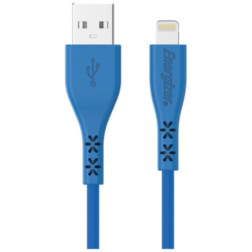 Cablu de date Energizer Lightning Lifetime, 1.2m, Albastru