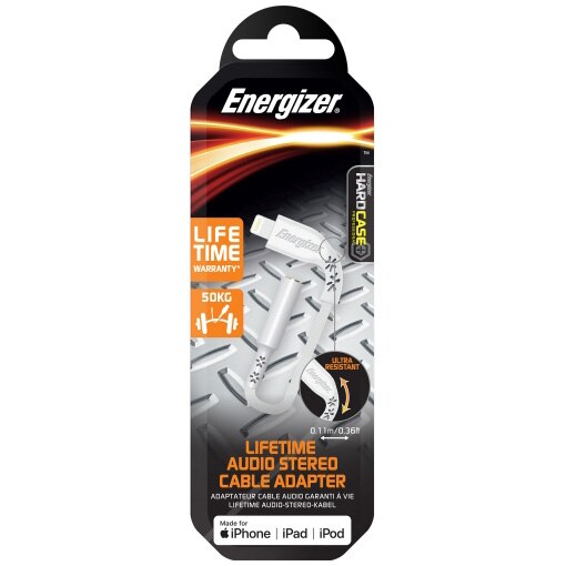 Energizer - Pack Complet - Adaptateur Audio Lightning Garanti à Vie