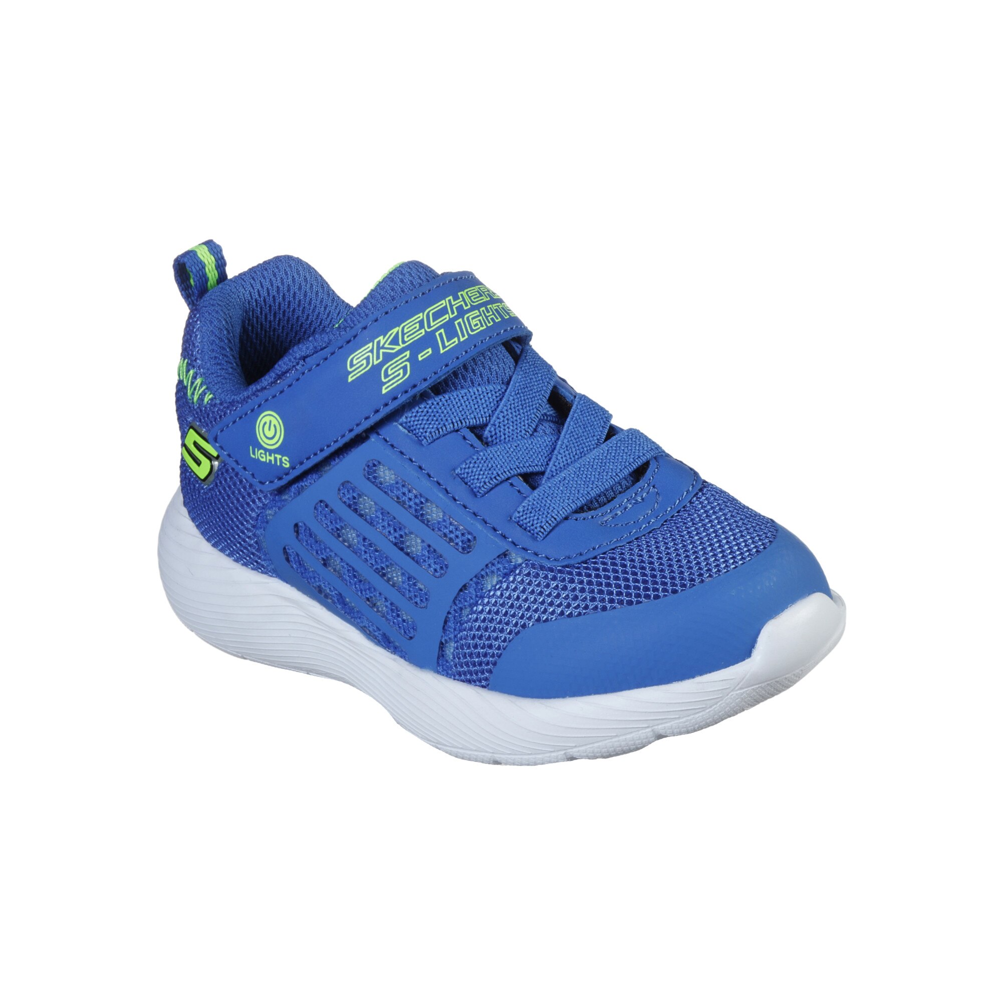 Sneakers baieti, Skechers, dyna- lights, Albastru, 22 EU