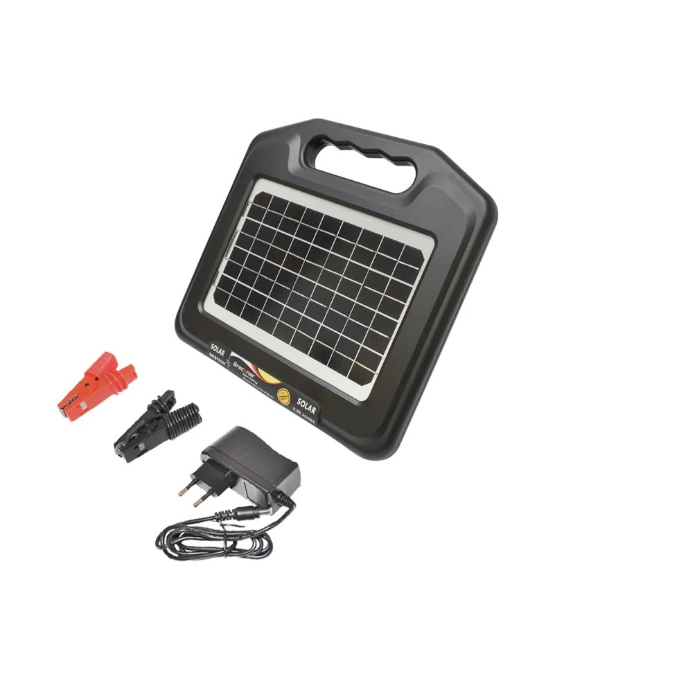 Panou solar cu generator impulsuri 0.96 Joule 7Km gard electric Breckner Germany