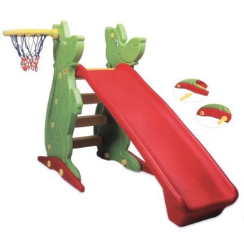 Tobogan King Kids cu Cos de Basket pentru copii Tobogan King Kids cu Cos de Basket pentru copii