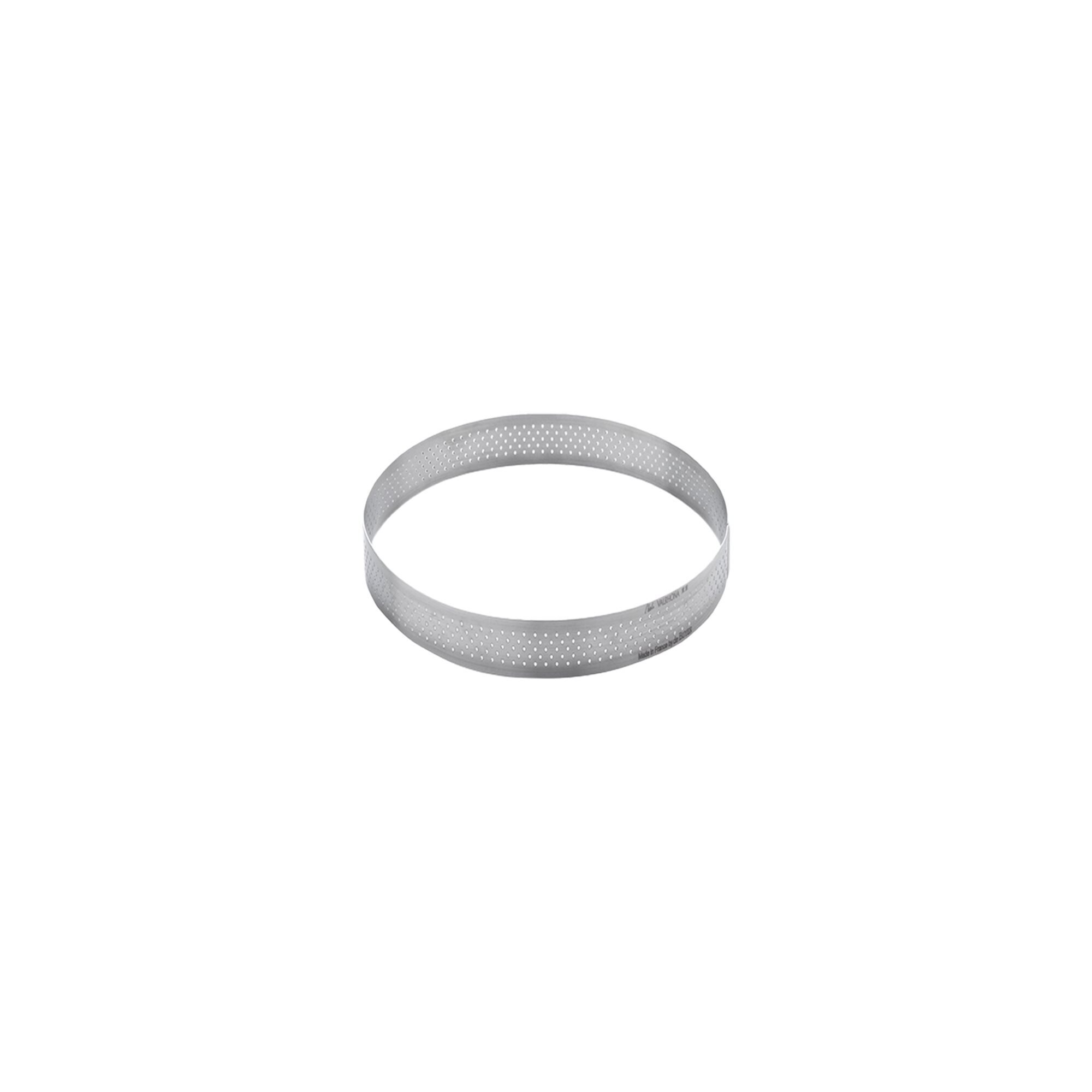 Forma perforata pentru tarta 12,5 cm, inox - de Buyer