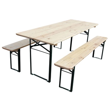 Set Berarie StarMag Moscow format din masa si 2 banci, dimensiuni 220 x 50 x 75, 8 persoane, Culoare Natur Set Berarie StarMag Moscow format din masa si 2 banci, dimensiuni 220 x 50 x 75, 8 persoane, Culoare Natur