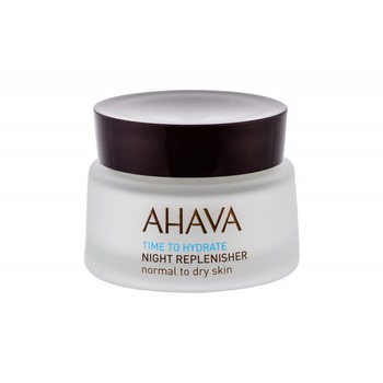Crema hidratanta de noapte pentru ten normal/uscat Ahava Time to hydrate, 50 ml Crema hidratanta de noapte pentru ten normal/uscat Ahava Time to hydrate, 50 ml