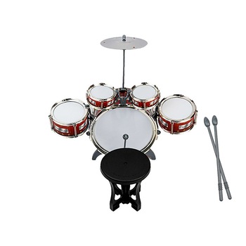 Set tobe muzicale cu scaunel idealSTORE Jazz Musical Band, Include 5 accesorii, Dezvolta creativitatea, Coordoneaza miscarile si sporeste atentia distributiva, Rosu Set tobe muzicale cu scaunel idealSTORE Jazz Musical Band, Include 5 accesorii, Dezvolta creativitatea, Coordoneaza miscarile si sporeste atentia distributiva, Rosu