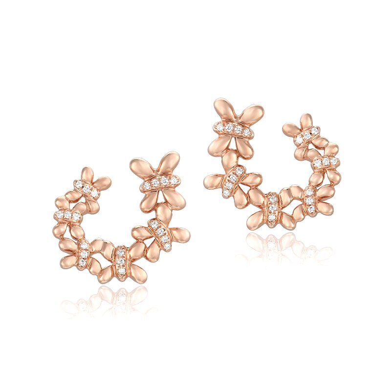 Cercei Blanco's Aur 18k Diamante E25105D-R