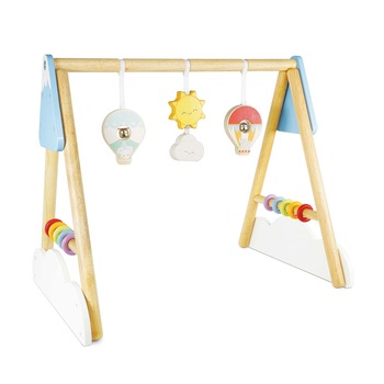 Centru de activitati, Le Toy Van, baby gym, din lemn, 2 luni + Centru de activitati, Le Toy Van, baby gym, din lemn, 2 luni +