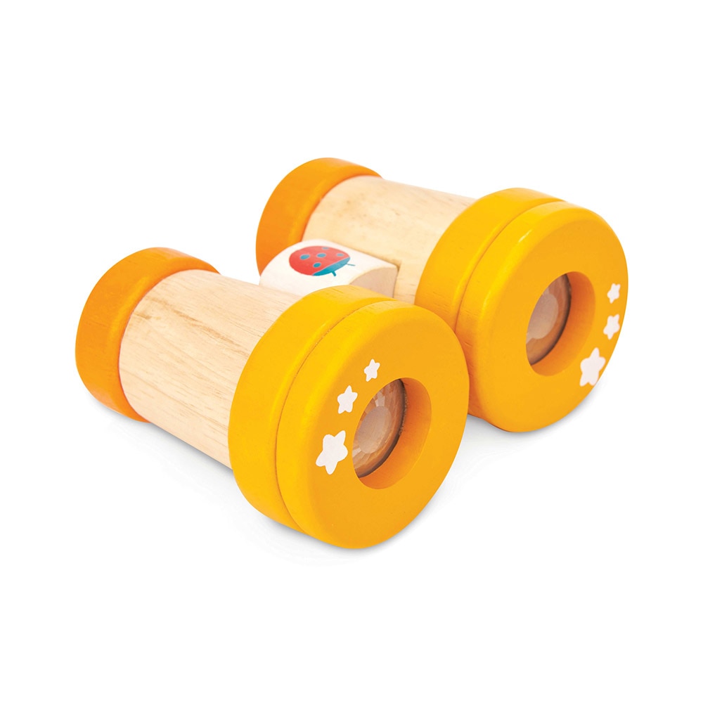 Binoclu din lemn, jucarie educativa, Le Toy Van, 18 luni +