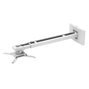 Suport videoproiector de perete Blackmount CT-PRB-11L, distanta perete-proiector 1100-1500mm, max.20kg, alb Suport videoproiector de perete Blackmount CT-PRB-11L, distanta perete-proiector 1100-1500mm, max.20kg, alb