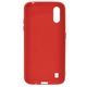 Husa silicon compatibil cu SAMSUNG Galaxy A01 Matte, Antisoc, TPU Rosu