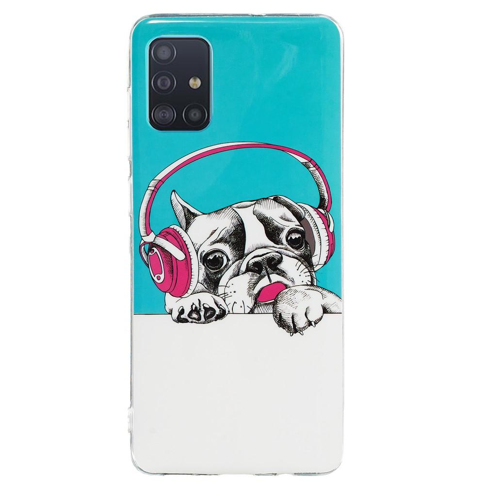 Husa Samsung Galaxy A71 Fosforescent model Lovely Music, Silicon, TPU Multicolor