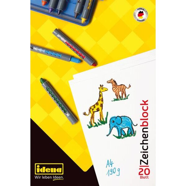 Bloc Desen A4 190g 20 de foi Idena