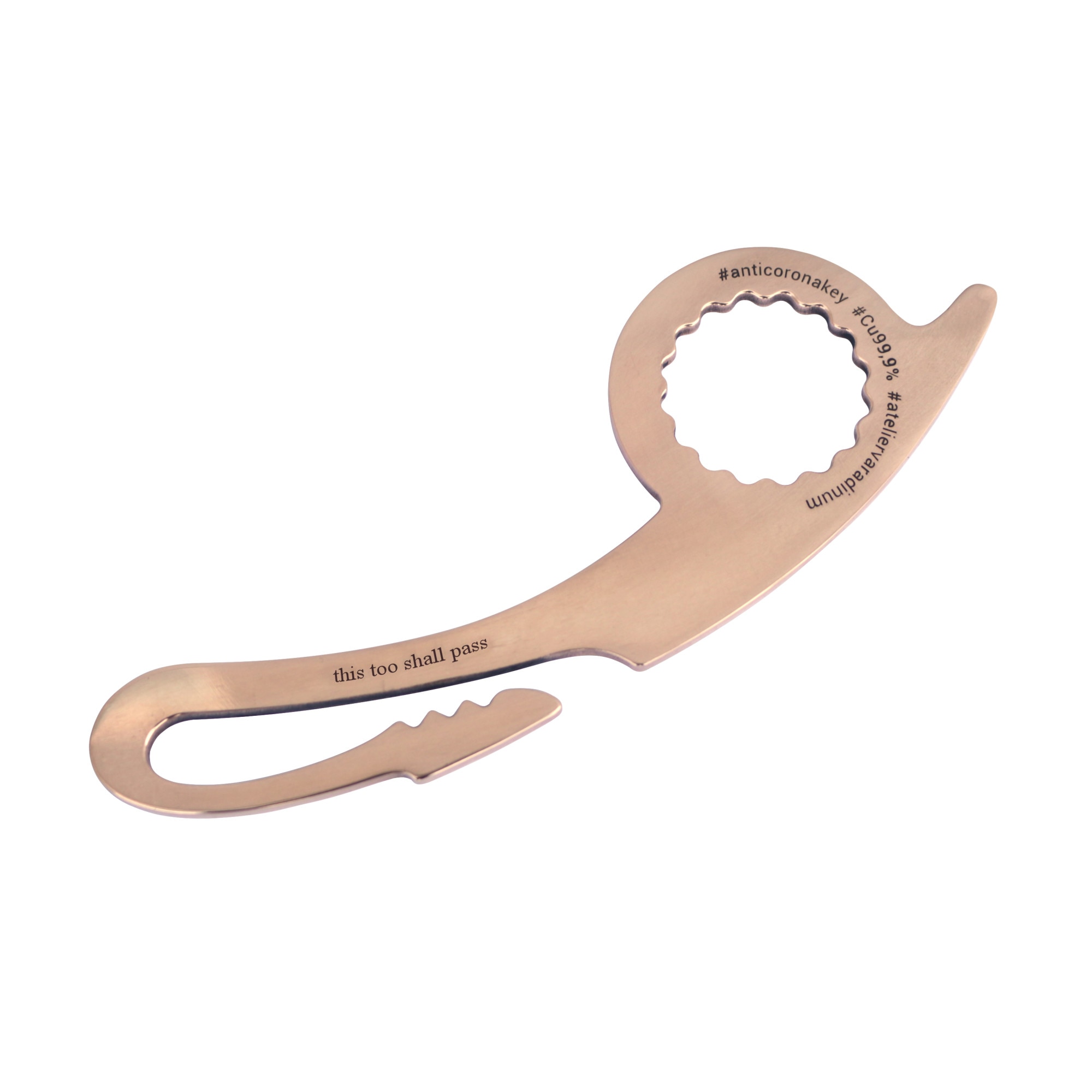 Accesoriu multifunctional cupru pentru deschidere usa