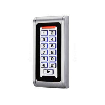 Dispozitiv de acces stand alone cu actionare prin cartela de proximitate sau cod. Dispozitiv de acces stand alone cu actionare prin cartela de proximitate sau cod.