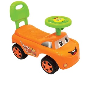 Masinuta cu Functie de Trotineta Fara Pedale Pentru Copii NOVOKIDS™ DREAM CAR, Maxim 25 Kg, Cu Sunete, Spatar de Protectie si Volan, PORTOCALIU Masinuta cu Functie de Trotineta Fara Pedale Pentru Copii NOVOKIDS™ DREAM CAR, Maxim 25 Kg, Cu Sunete, Spatar de Protectie si Volan, PORTOCALIU