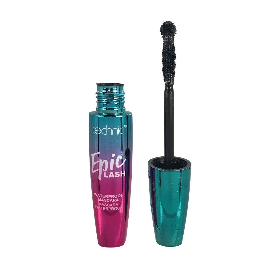 Mascara Waterproof Technic Epic Lash, Negru, 10 ml