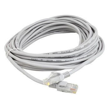 Cablu de retea ,10M,Gri, DeTech, UTP cat 5e, mufat 2 x rj45 Cablu de retea ,10M,Gri, DeTech, UTP cat 5e, mufat 2 x rj45