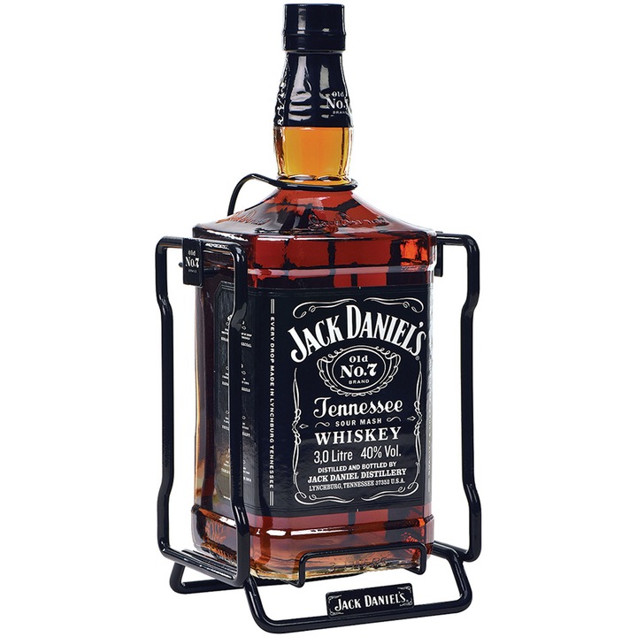 Whiskey Jack Daniel'S + Cradle, 40%, 3l