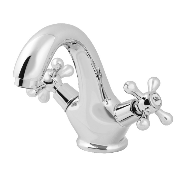 GoodHome Etel monoblokk mosdó csaptelep, sárgaréz, króm bevonat