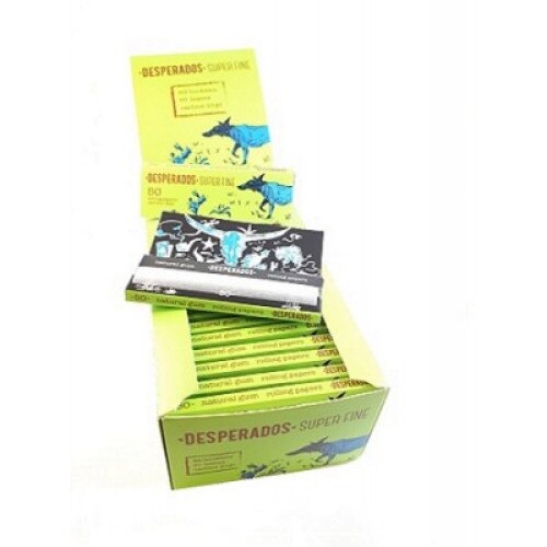 Set cu 50 de pachete de foite de rulat Desperados Super Fine