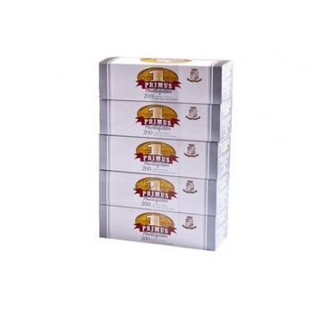 Set Tuburi tigari pentru injectat tutun PRIMUS MULTIFILTER carbon, 5 cutii x 200 buc Set Tuburi tigari pentru injectat tutun PRIMUS MULTIFILTER carbon, 5 cutii x 200 buc
