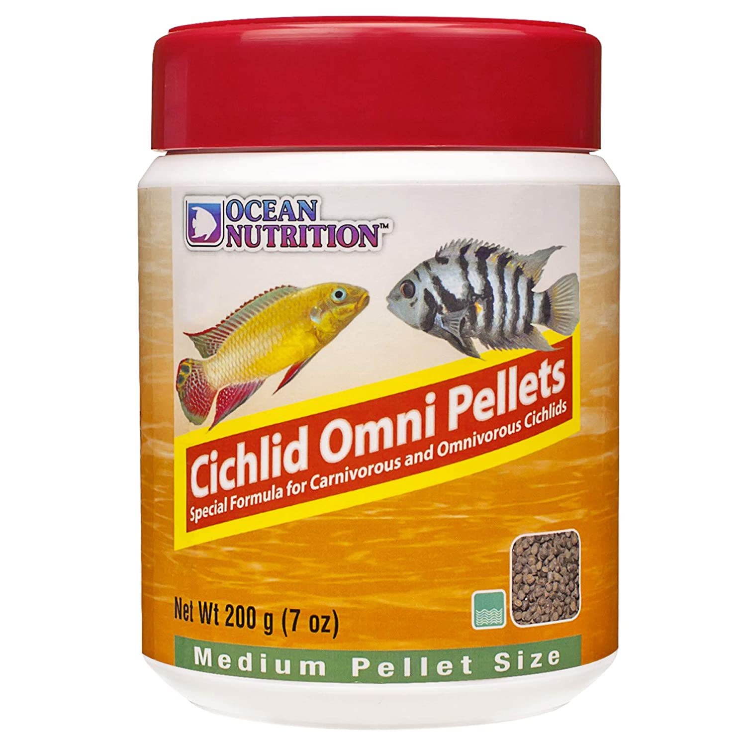 Hrana pesti Ocean Nutrition Cichlid Omni Pellets Small 200g