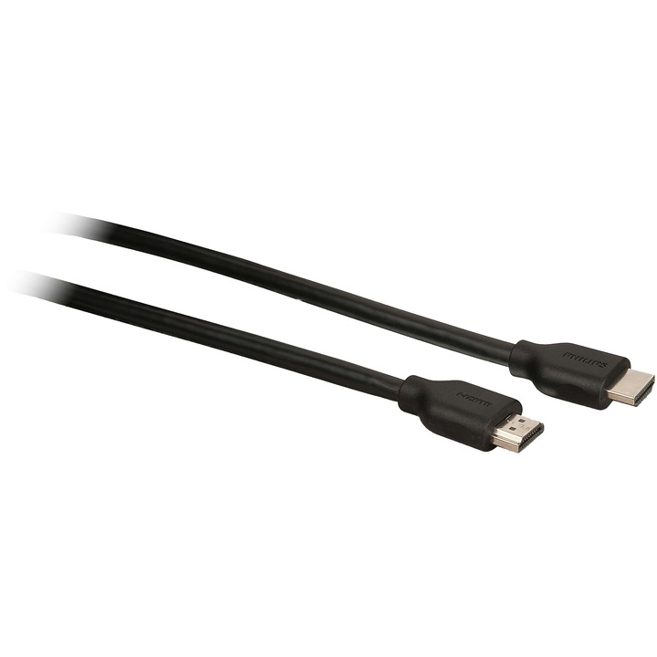 Cablu Philips HDMI, SWV2434W/10, tata-tata, 4K, Ethernet, 5 m, negru