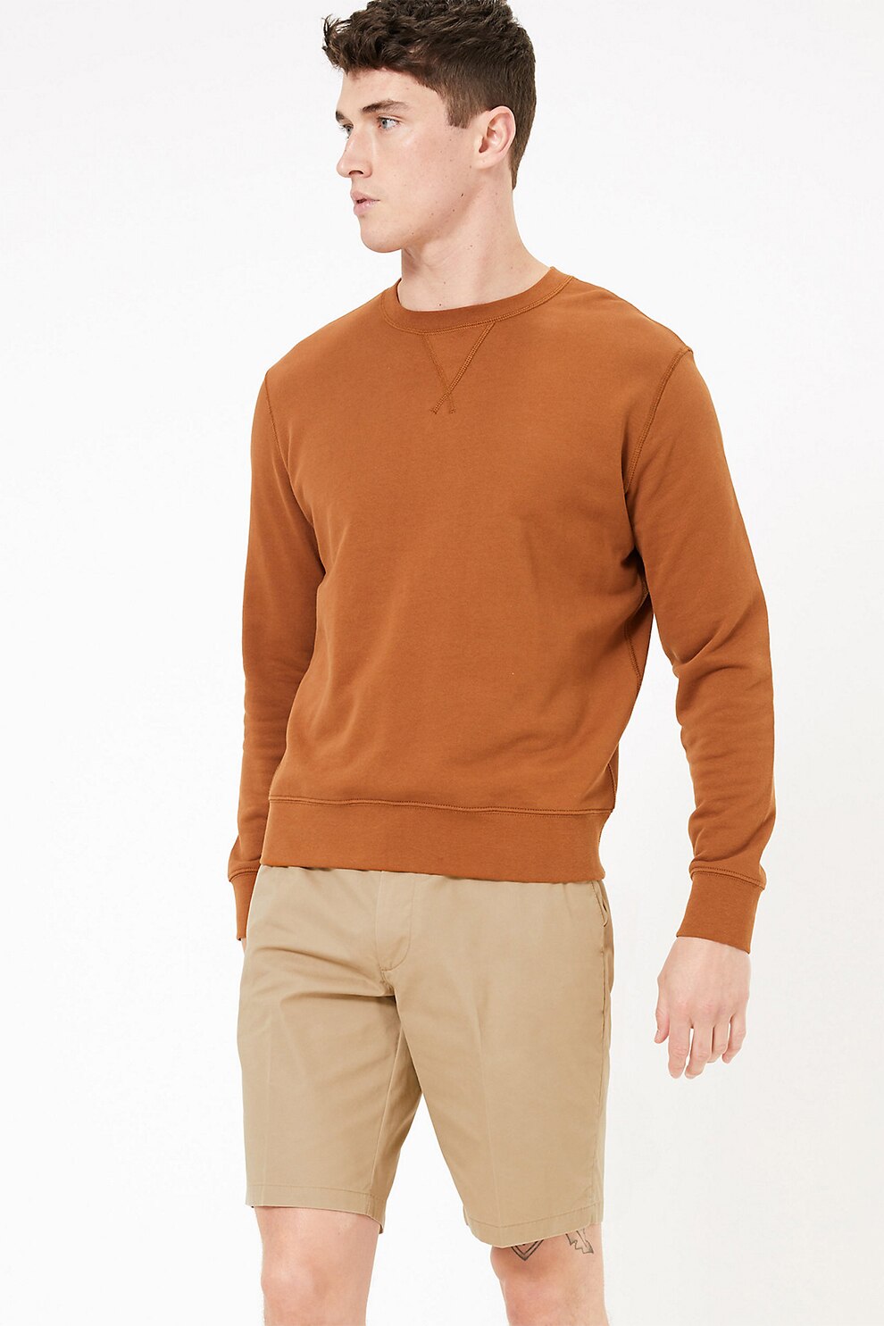 Marks & Spencer, Pantaloni scurti chino, Maro camel