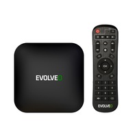 Mediaplayer Evolveo C4, 8K/HDR, Quad-Core 2.0GHz, 4GB RAM, 32GB ROM, Android 9.0, IR Extender, Netflix, Kodi, VLC, HBO GO, Dual WiFi 2.4/5GHz, USB 3.0, LAN, microSDHC/SDXC