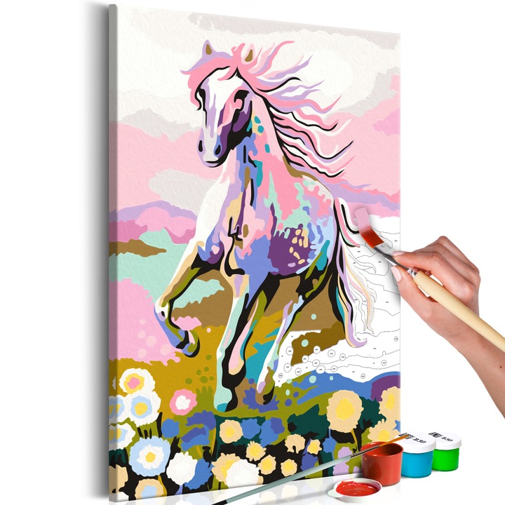 Számfestő készlet Artgeist Fairytale Horse, 40 x 60cm