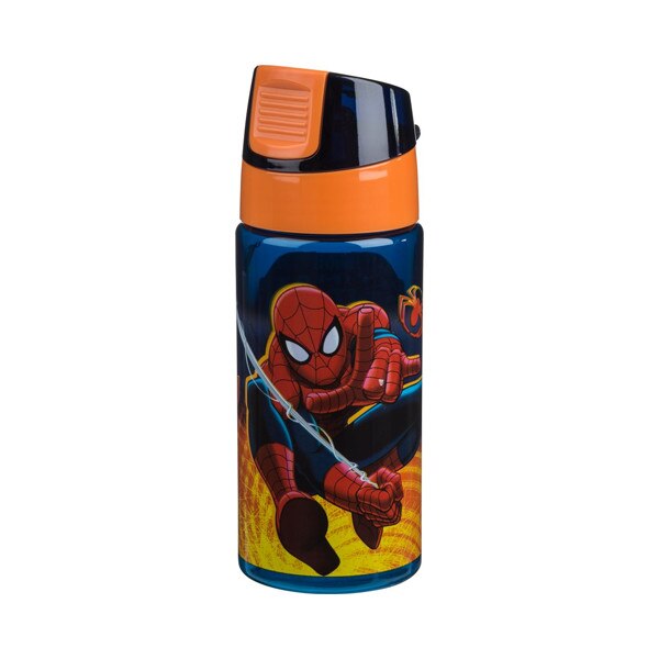 Recipient apa, Disney, Spiderman, portocaliu, 300ml